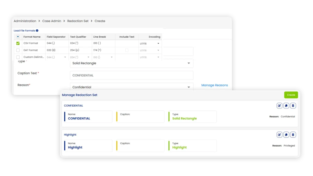 Redaction Management