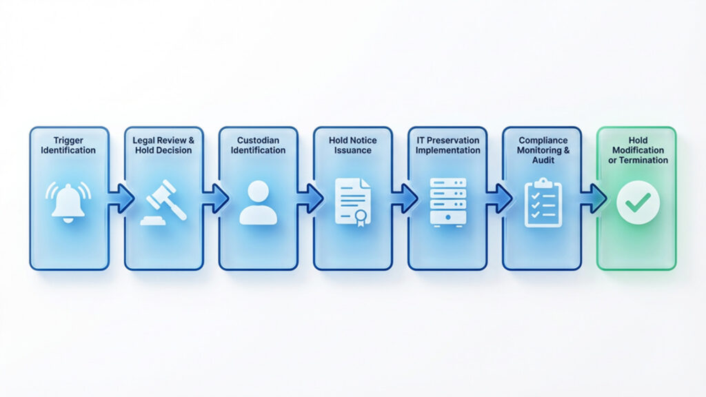Legal Hold Process Workflow