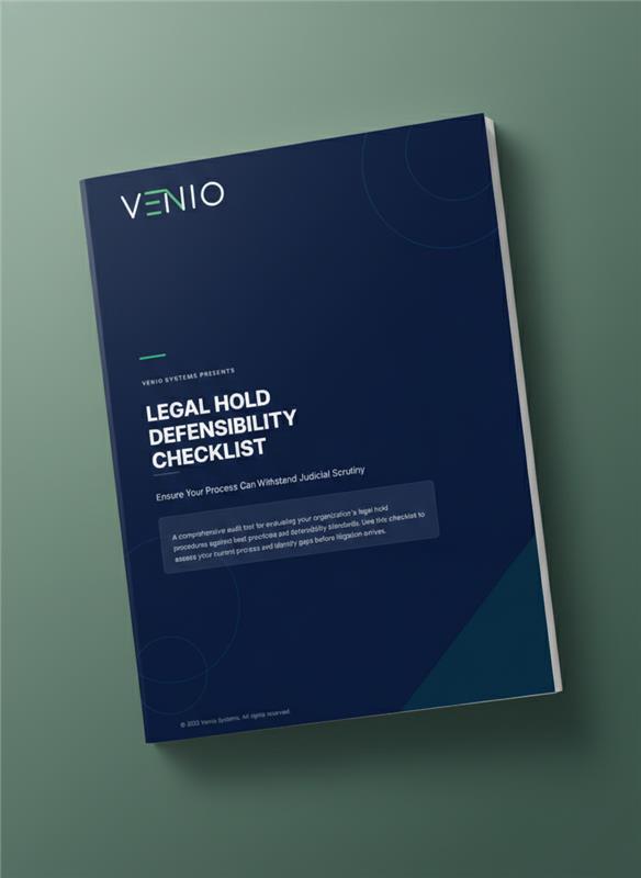 Legal Hold Defensibility Checklist
